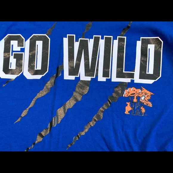 VS PINK KY Kentucky Cats Wildcats Crop Top Shirt S - Picture 15 of 15